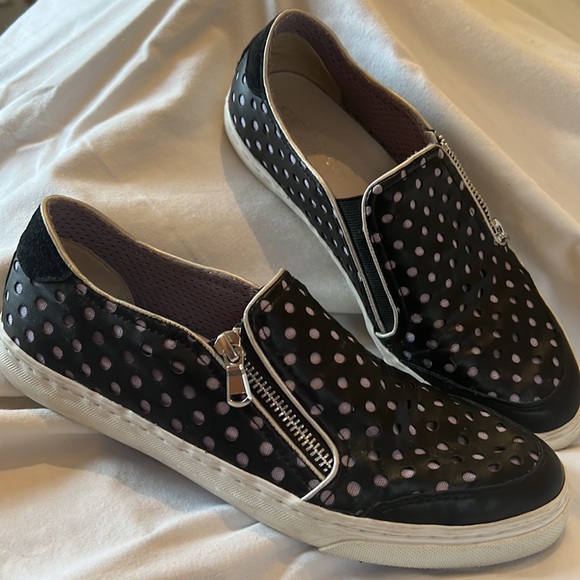 Geox Respira Leather polka dot sneakers - Picture 3 of 7